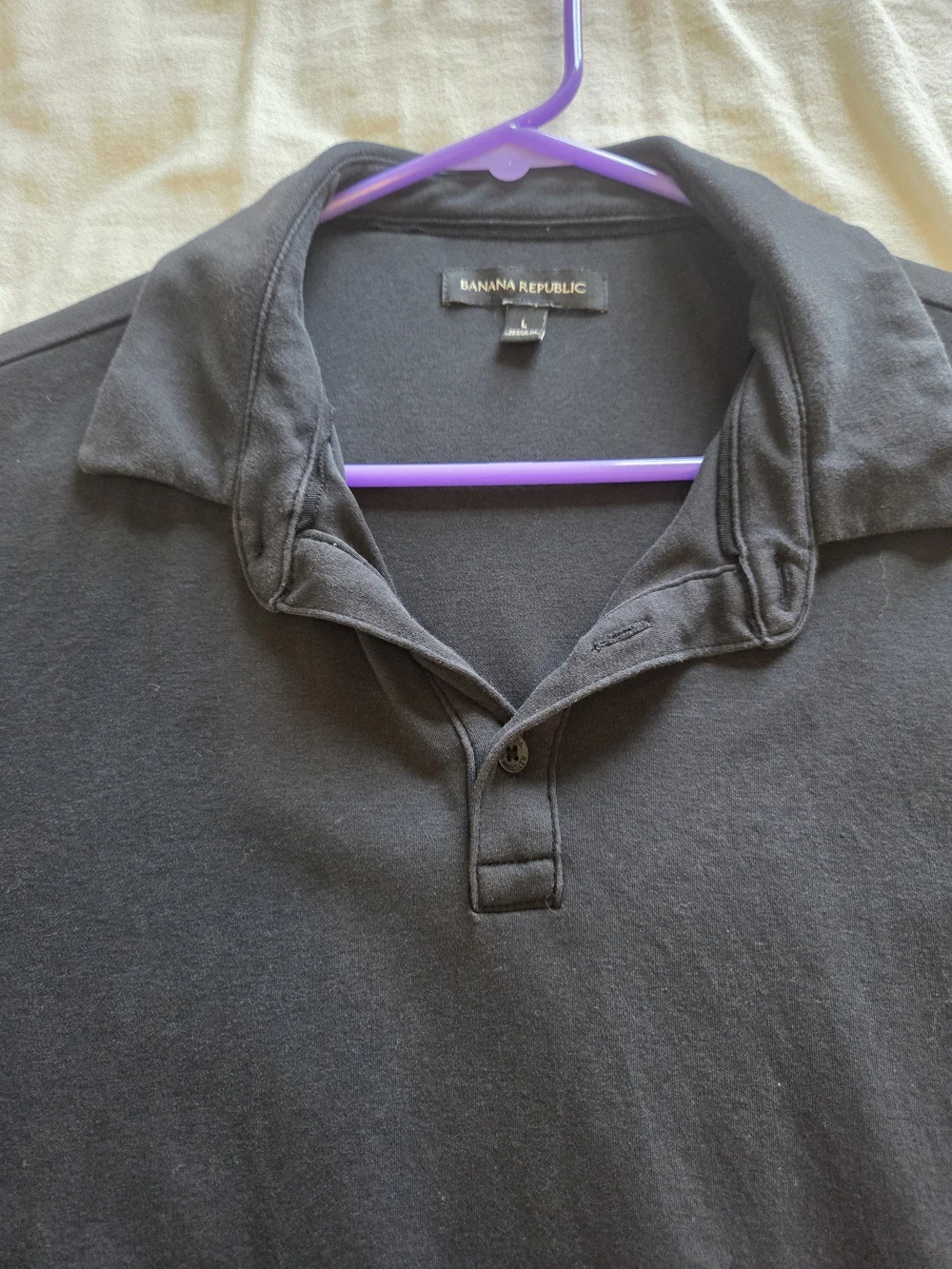 Banana Republic Polo Duo - Slate Blue and Black